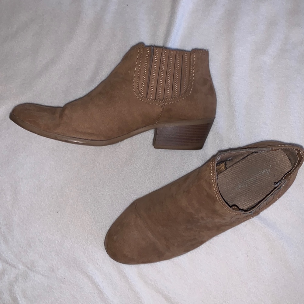 Brown ankle boots
